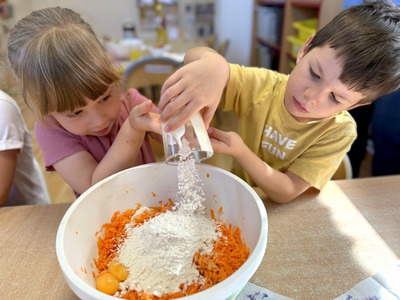 2025/09 Warsztaty Kulinarne - Muffinki marchewkowo-jabłkowe
